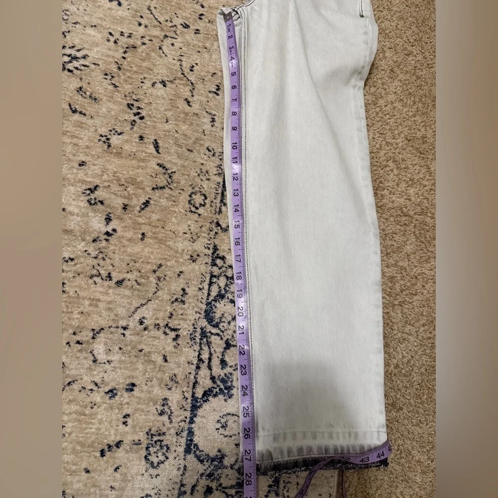 The Kooples straight bleached jeans white 42